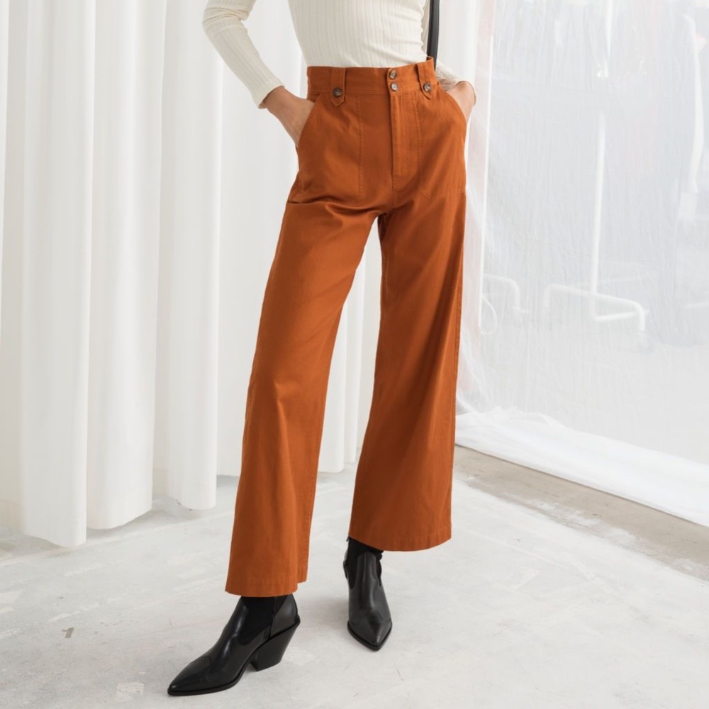 & Other Stories Cotton Twill Culottes